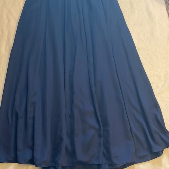 White by Vera Wang Dress T-Strap Halter Prom Bridesmaid Maxi - Picture 4 of 9